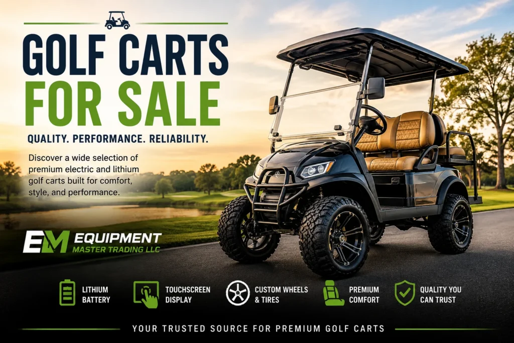 Golf Carts for Sale: Find the Perfect Ride at Equipment Master Trading LLC