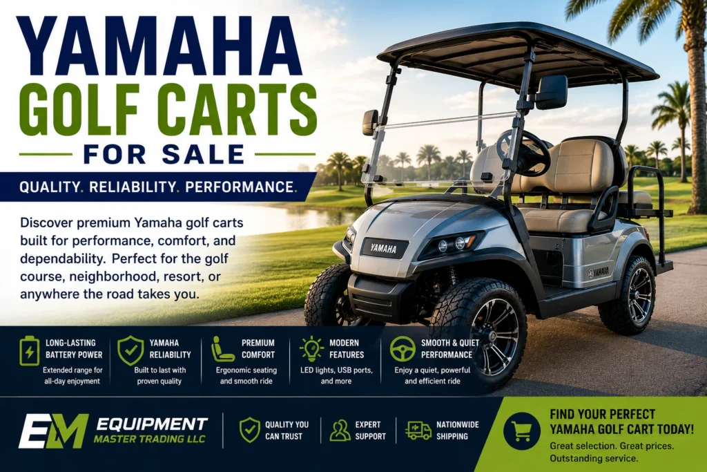 Evolution D-MAX Golf Carts for Sale – Luxury, Performance, and Innovation at Equipment Master Trading LLC